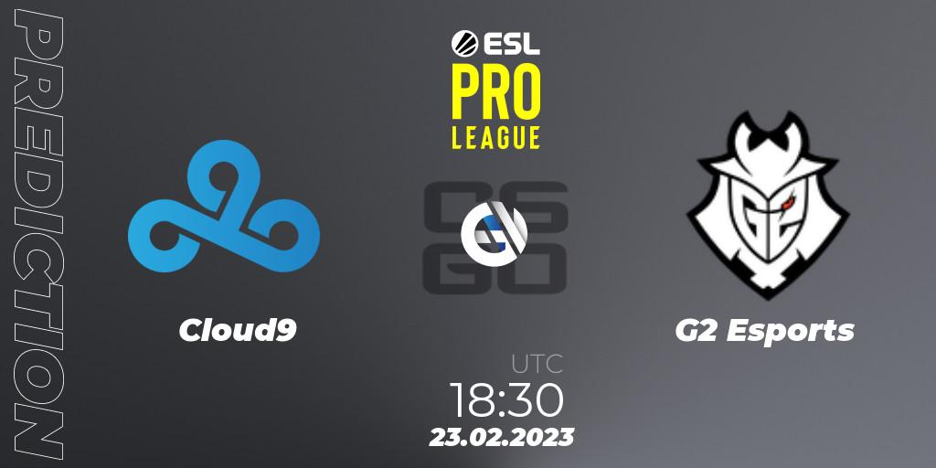 Pronóstico Cloud9 - G2 Esports. 23.02.23, CS2 (CS:GO), ESL Pro League Season 17