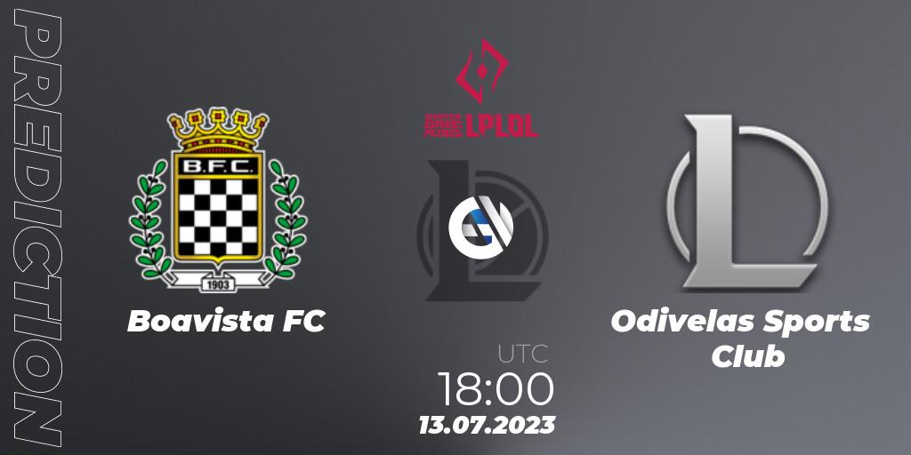 Pronóstico Boavista FC - Odivelas Sports Club. 13.07.2023 at 18:00, LoL, LPLOL Split 2 2023 - Group Stage