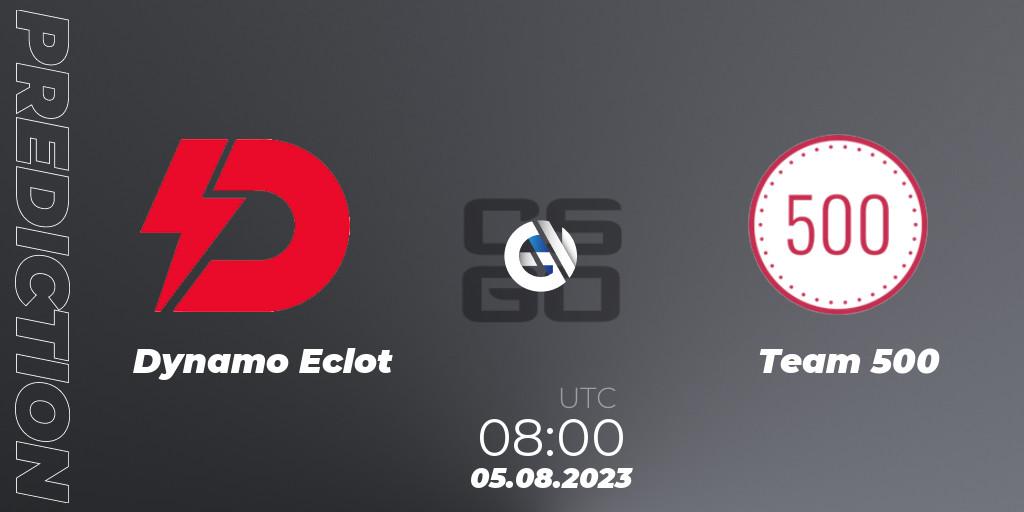 Pronóstico Dynamo Eclot - Team 500. 05.08.23, CS2 (CS:GO), European Pro League Season 10: Division 2