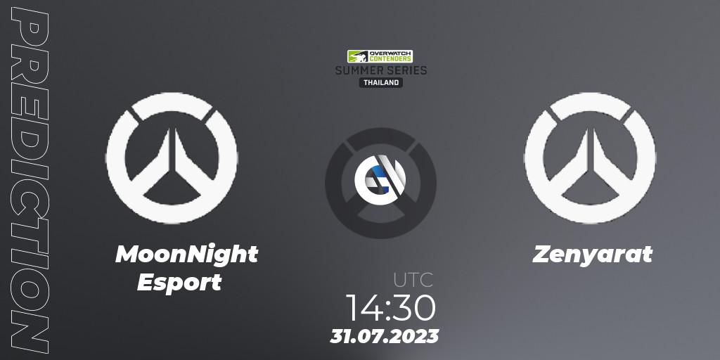 Pronóstico MoonNight Esport - Zenyarat. 31.07.2023 at 13:30, Overwatch, Overwatch Contenders 2023 Summer Series: Thailand