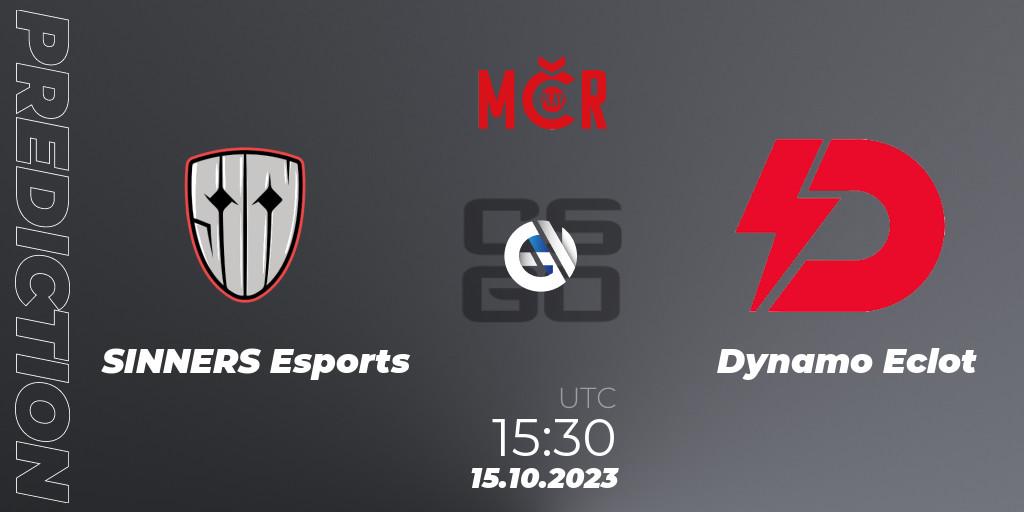 Pronóstico SINNERS Esports - Dynamo Eclot. 15.10.2023 at 15:30, Counter-Strike (CS2), Tipsport Cup Prague Fall 2023