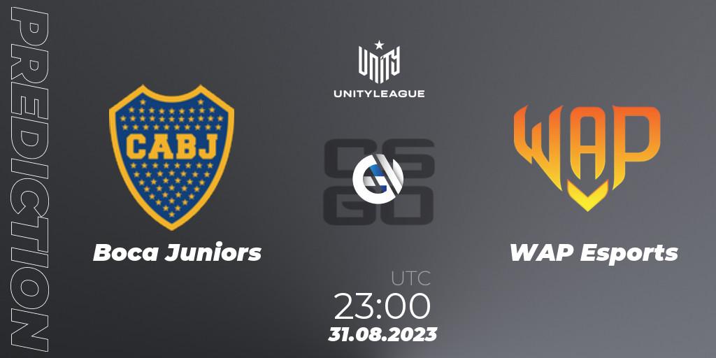 Pronóstico Boca Juniors - WAP Esports. 31.08.2023 at 23:00, Counter-Strike (CS2), LVP Unity League Argentina 2023