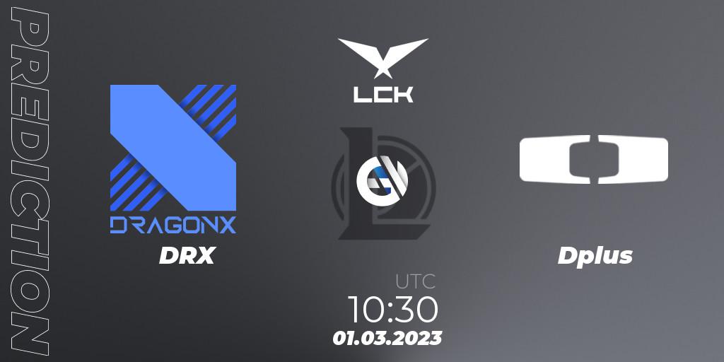 Pronóstico DRX - Dplus. 01.03.2023 at 10:20, LoL, LCK Spring 2023 - Group Stage