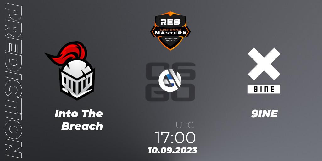 Pronóstico Into The Breach - 9INE. 10.09.2023 at 17:00, Counter-Strike (CS2), RES Western European Masters: Fall 2023