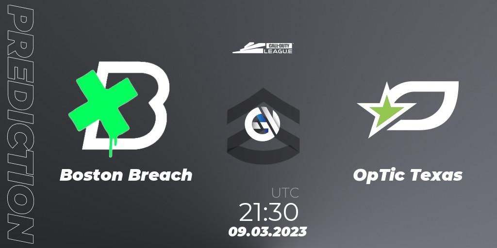 Pronóstico Boston Breach - OpTic Texas. 09.03.2023 at 21:30, Call of Duty, Call of Duty League 2023: Stage 3 Major
