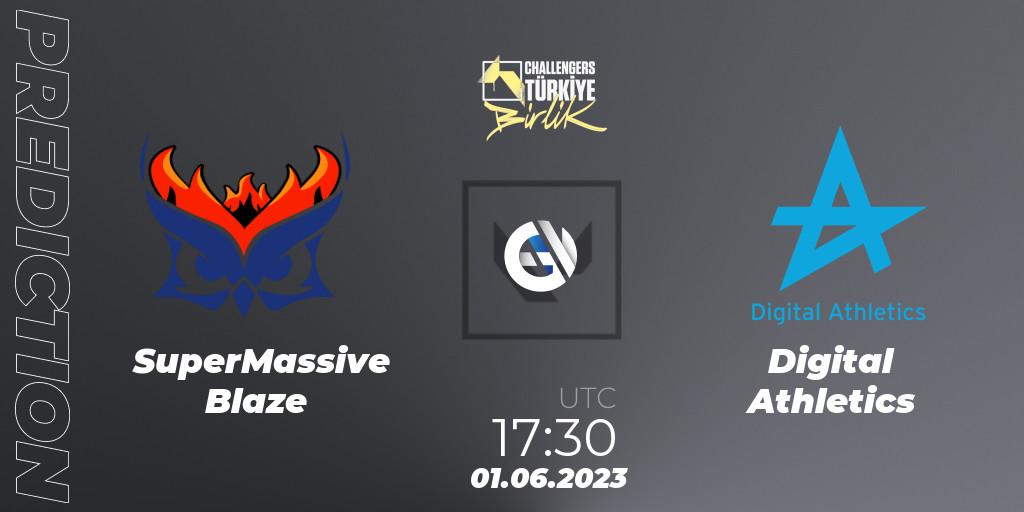Pronóstico SuperMassive Blaze - Digital Athletics. 01.06.23, VALORANT, VALORANT Challengers 2023 Turkey: Birlik Split 2 - Playoffs