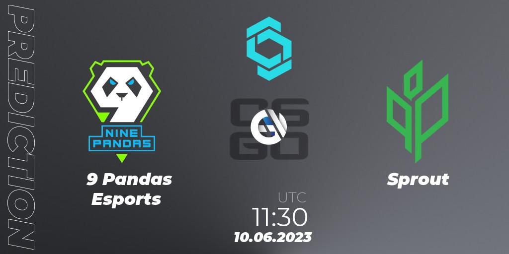 Pronóstico 9 Pandas Esports - Sprout. 10.06.23, CS2 (CS:GO), CCT North Europe Series 5