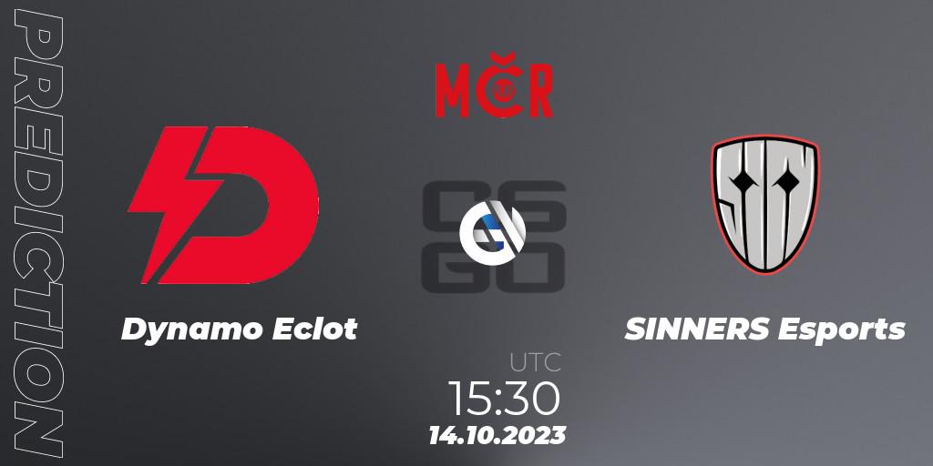 Pronóstico Dynamo Eclot - SINNERS Esports. 14.10.2023 at 14:10, Counter-Strike (CS2), Tipsport Cup Prague Fall 2023