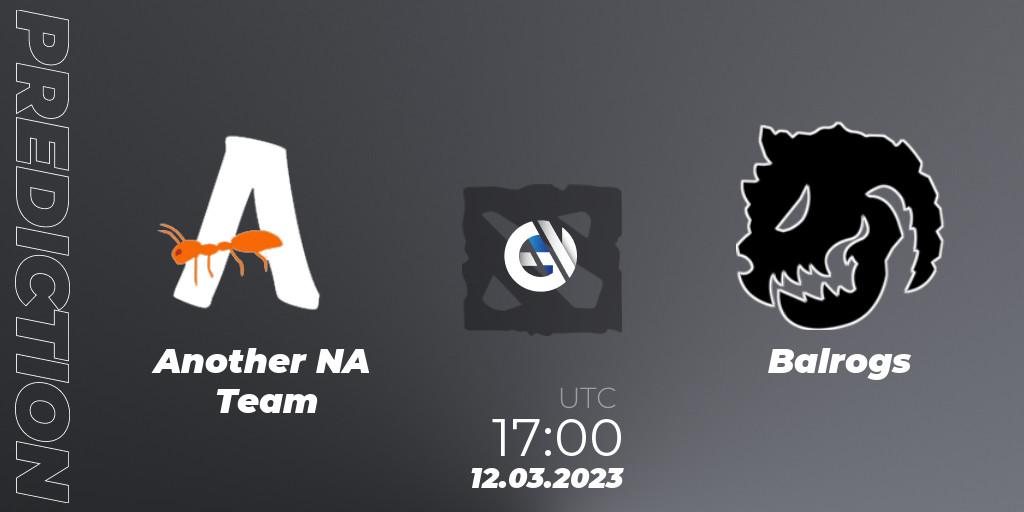 Pronóstico Another NA Team - Balrogs. 12.03.2023 at 17:29, Dota 2, TodayPay Invitational Season 4
