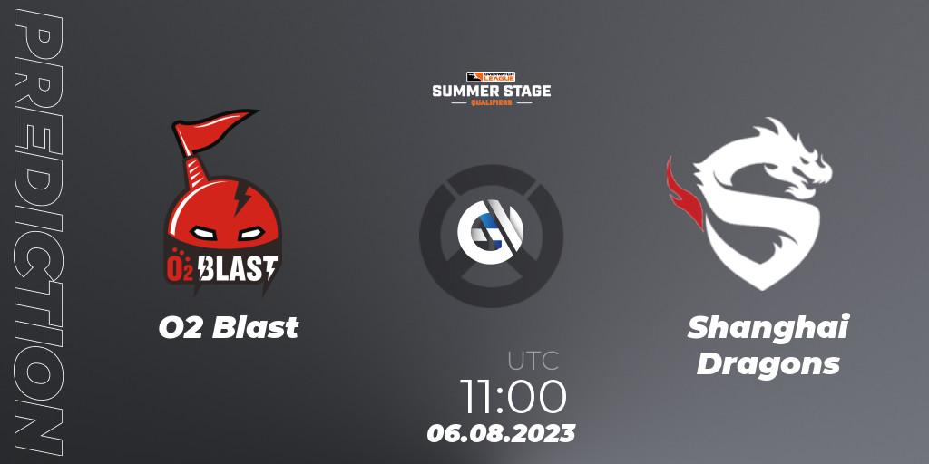Pronóstico O2 Blast - Shanghai Dragons. 06.08.2023 at 11:45, Overwatch, Overwatch League 2023 - Summer Stage Qualifiers