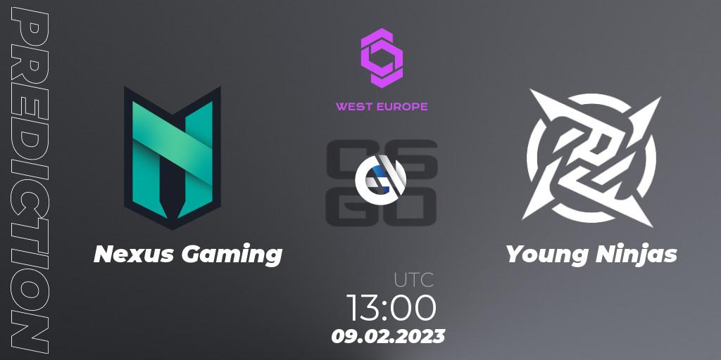 Pronóstico Nexus Gaming - iNation. 09.02.23, CS2 (CS:GO), CCT West Europe Series #1