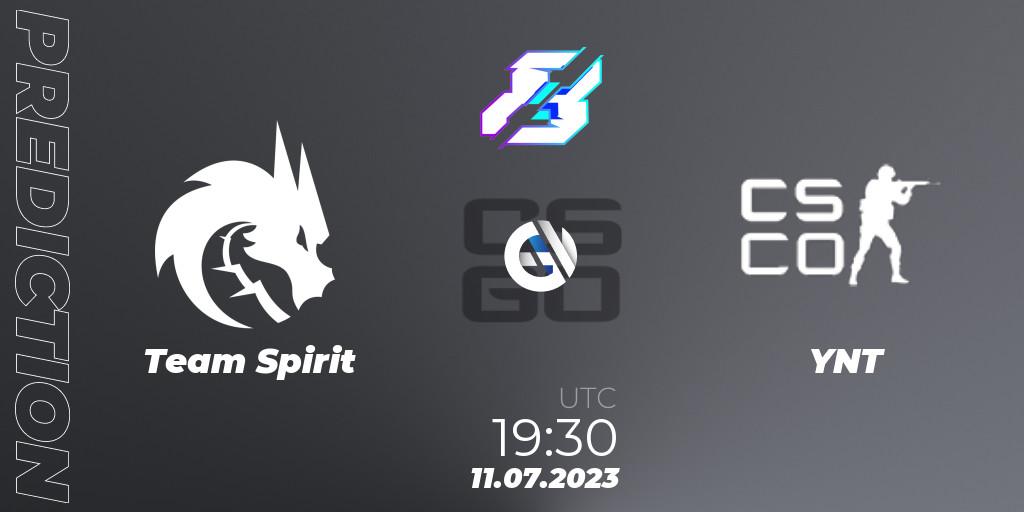 Pronóstico Team Spirit - YNT. 11.07.2023 at 19:30, Counter-Strike (CS2), Gamers8 2023 Europe Open Qualifier 2