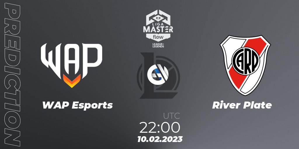 Pronóstico WAP Esports - River Plate. 10.02.2023 at 22:00, LoL, Liga Master Opening 2023 - Group Stage