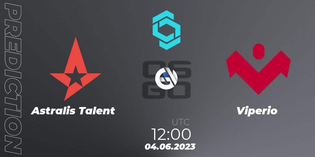Pronóstico Astralis Talent - Viperio. 04.06.2023 at 12:50, Counter-Strike (CS2), CCT North Europe Series 5