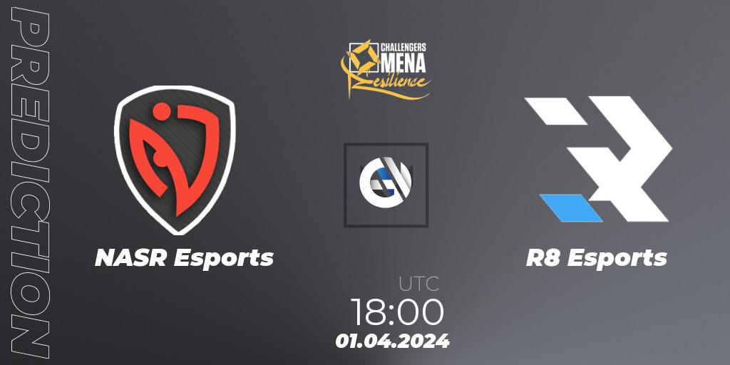 Pronóstico NASR Esports - R8 Esports. 01.04.2024 at 18:00, VALORANT, VALORANT Challengers 2024 MENA: Resilience Split 1 - Levant and North Africa