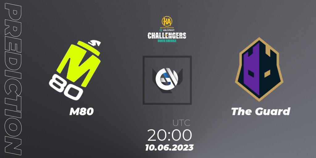 Pronóstico M80 - The Guard. 10.06.23, VALORANT, VALORANT Challengers 2023: North America Challenger Playoffs