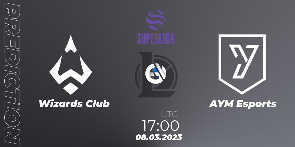 Pronóstico Wizards Club - AYM Esports. 08.03.2023 at 17:00, LoL, LVP Superliga 2nd Division Spring 2023 - Group Stage