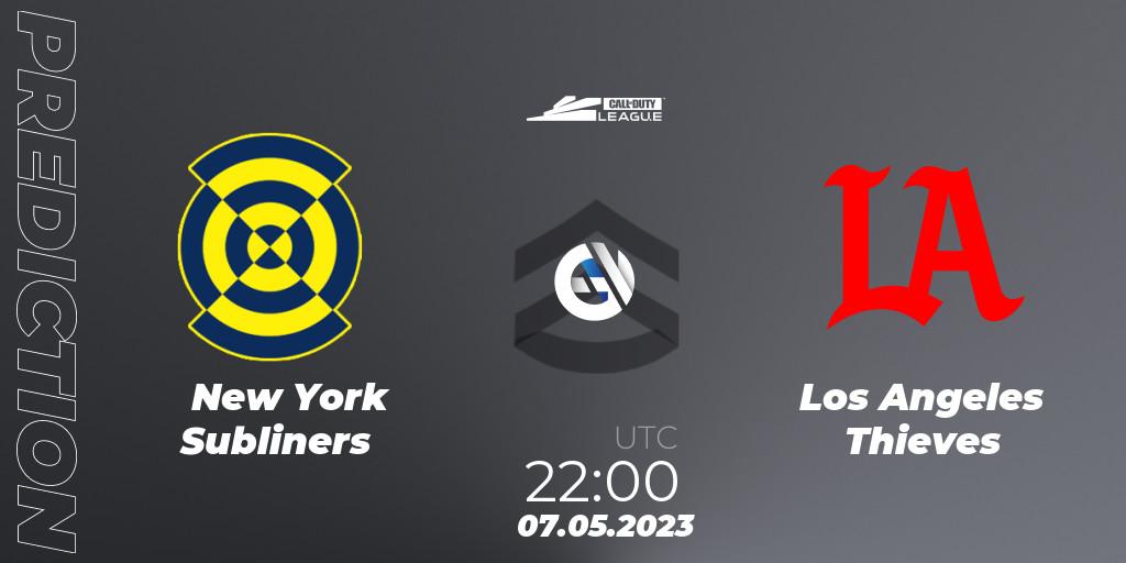 Pronóstico New York Subliners - Los Angeles Thieves. 07.05.2023 at 22:00, Call of Duty, Call of Duty League 2023: Stage 5 Major Qualifiers