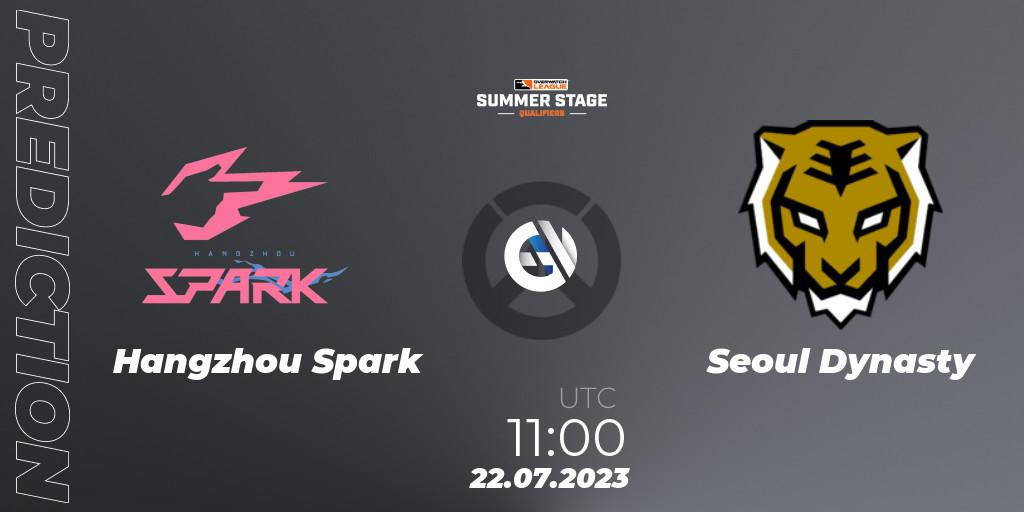 Pronóstico Hangzhou Spark - Seoul Dynasty. 22.07.2023 at 11:30, Overwatch, Overwatch League 2023 - Summer Stage Qualifiers