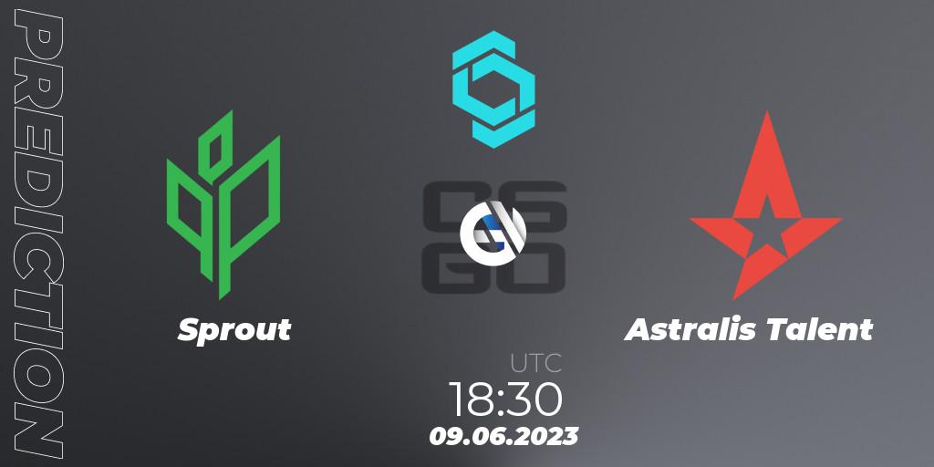 Pronóstico Sprout - Astralis Talent. 09.06.23, CS2 (CS:GO), CCT North Europe Series 5