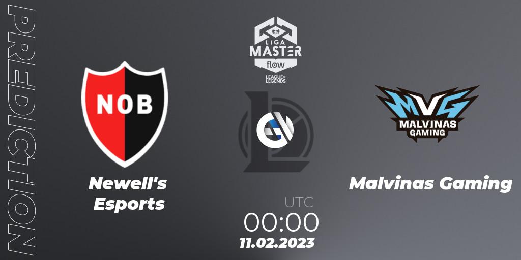 Pronóstico Newell's Esports - Malvinas Gaming. 11.02.2023 at 00:00, LoL, Liga Master Opening 2023 - Group Stage