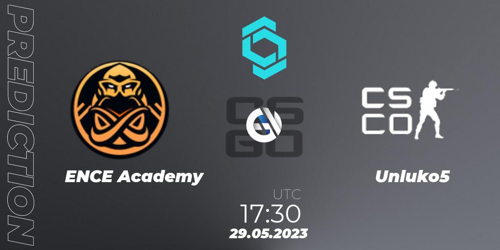 Pronóstico ENCE Academy - Unluko5. 29.05.2023 at 18:15, Counter-Strike (CS2), CCT North Europe Series 5