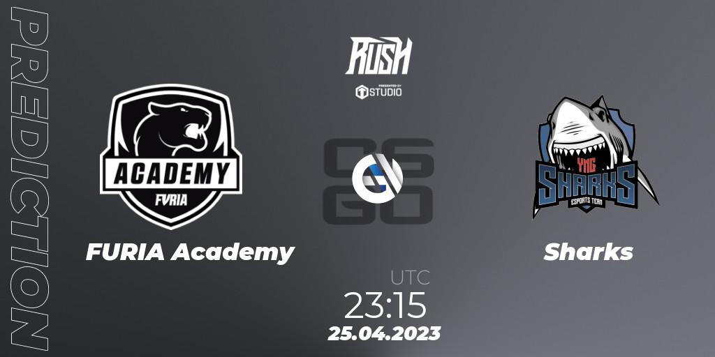 Pronóstico FURIA Academy - Sharks. 25.04.2023 at 23:15, Counter-Strike (CS2), TG Rush Autumn 2023