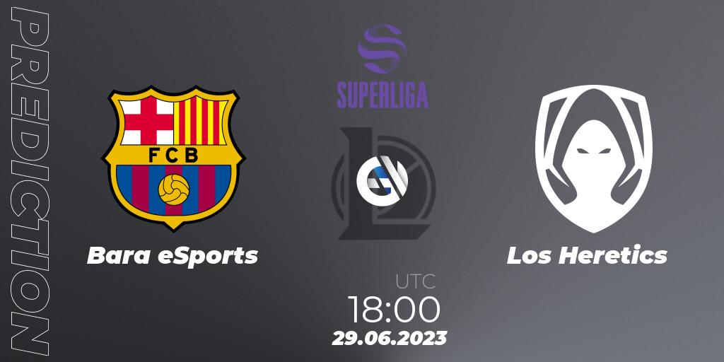 Pronóstico Barça eSports - Los Heretics. 29.06.2023 at 20:00, LoL, Superliga Summer 2023 - Group Stage