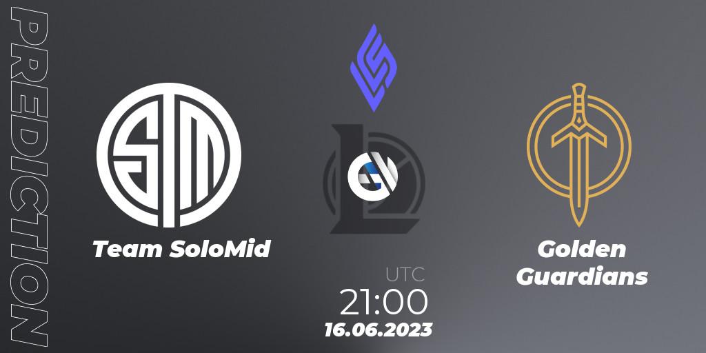 Pronóstico Team SoloMid - Golden Guardians. 23.06.23, LoL, LCS Summer 2023 - Group Stage