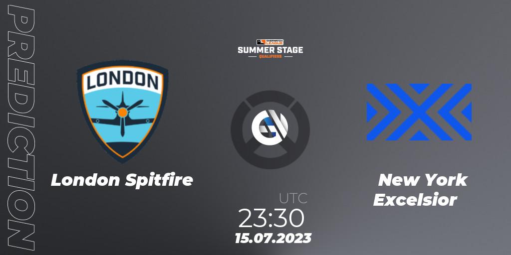 Pronóstico London Spitfire - New York Excelsior. 16.07.23, Overwatch, Overwatch League 2023 - Summer Stage Qualifiers