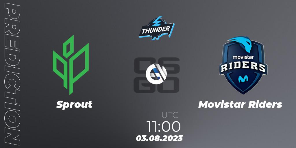 Pronóstico Sprout - Movistar Riders. 03.08.2023 at 11:30, Counter-Strike (CS2), Thunderpick World Championship 2023: European Qualifier #1