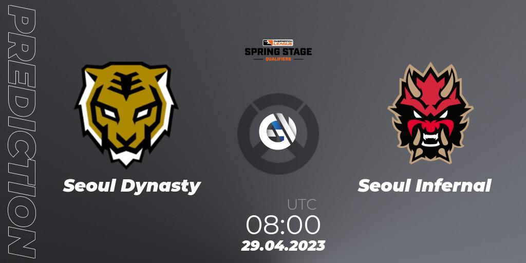 Pronóstico Seoul Dynasty - Seoul Infernal. 29.04.2023 at 08:00, Overwatch, OWL Stage Qualifiers Spring 2023 West