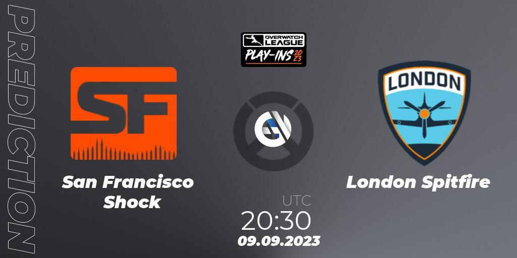 Pronóstico San Francisco Shock - London Spitfire. 09.09.23, Overwatch, Overwatch League 2023 - Play-Ins