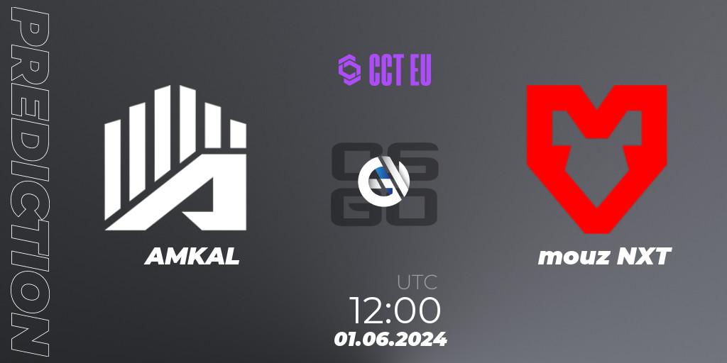 Pronóstico AMKAL - mouz NXT. 01.06.2024 at 12:00, Counter-Strike (CS2), CCT Season 2 Europe Series 4