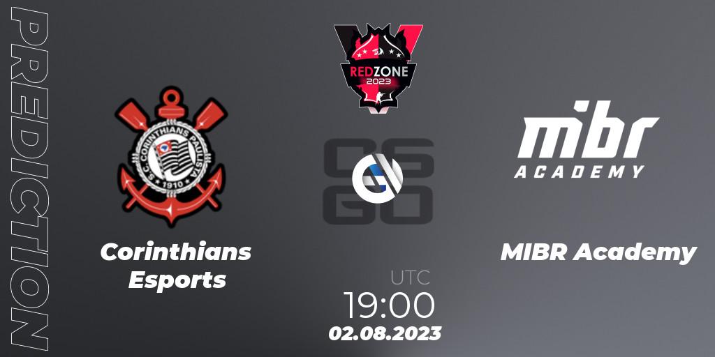 Pronóstico Corinthians Esports - MIBR Academy. 02.08.2023 at 19:00, Counter-Strike (CS2), RedZone PRO League Season 5