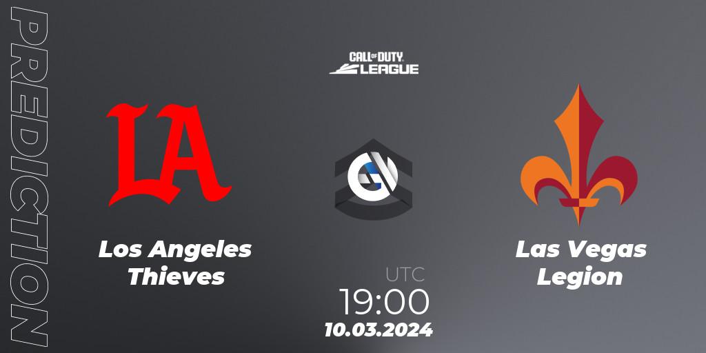 Pronóstico Los Angeles Thieves - Las Vegas Legion. 10.03.24, Call of Duty, Call of Duty League 2024: Stage 2 Major Qualifiers