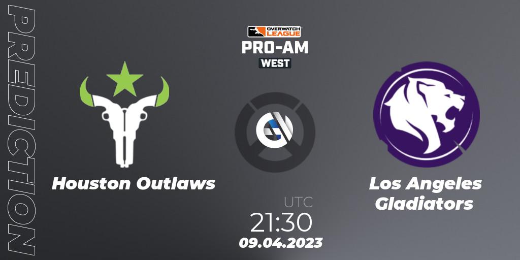 Pronóstico Houston Outlaws - Los Angeles Gladiators. 09.04.2023 at 21:30, Overwatch, Overwatch League 2023 - Pro-Am