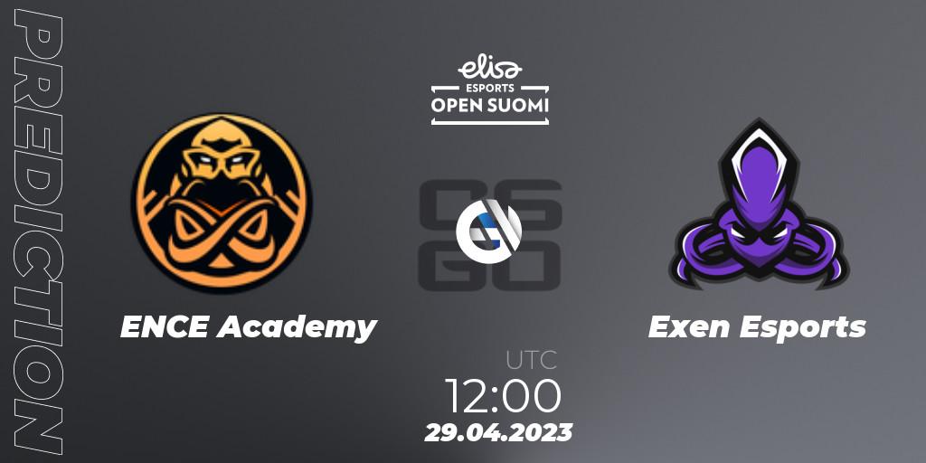 Pronóstico ENCE Academy - Exen Esports. 29.04.23, CS2 (CS:GO), Elisa Open Suomi Season 5