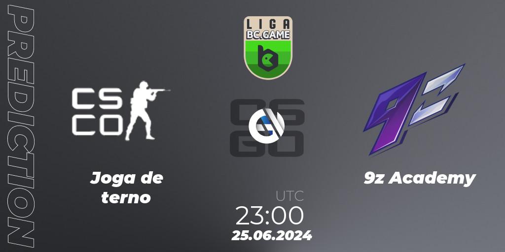 Pronóstico Joga de terno - 9z Academy. 25.06.2024 at 23:00, Counter-Strike (CS2), Dust2 Brasil Liga Season 3: Division 2