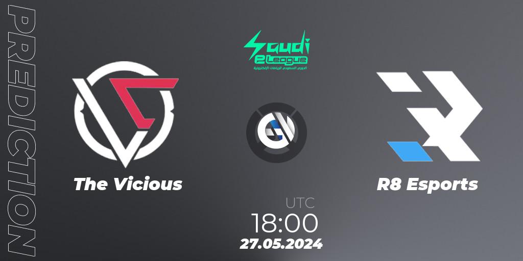 Pronóstico The Vicious - R8 Esports. 27.05.2024 at 18:00, Overwatch, Saudi eLeague 2024 - Major 2 Phase 2