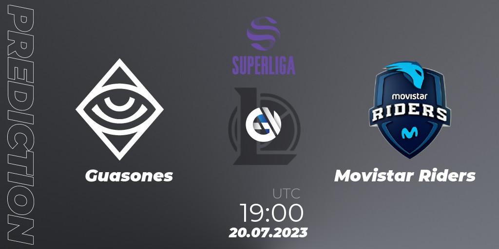 Pronóstico Guasones - Movistar Riders. 20.07.2023 at 19:00, LoL, Superliga Summer 2023 - Group Stage