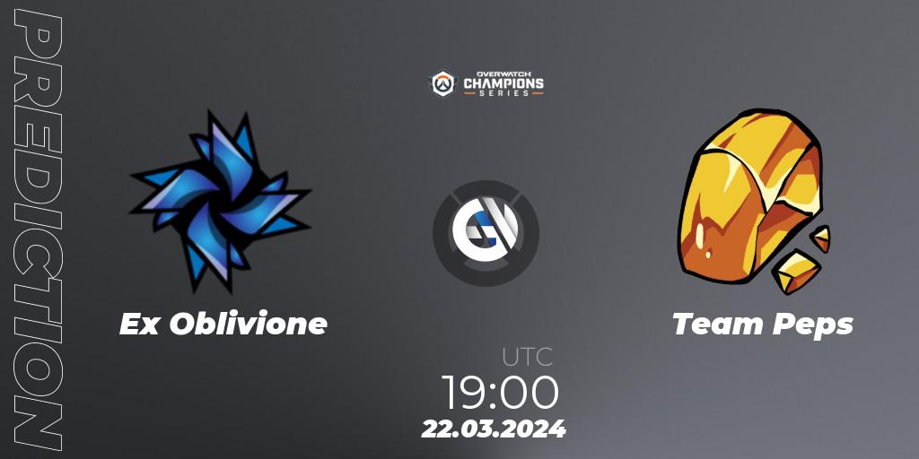 Pronóstico Ex Oblivione - Team Peps. 22.03.24, Overwatch, Overwatch Champions Series 2024 - EMEA Stage 1 Main Event