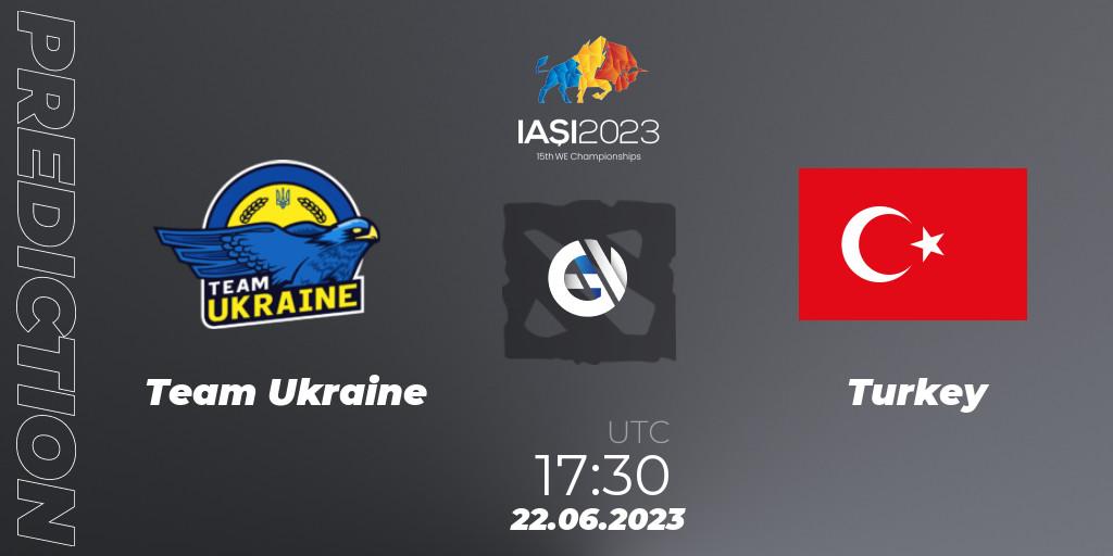 Pronóstico Team Ukraine - Turkey. 22.06.23, Dota 2, IESF Europe B Qualifier 2023