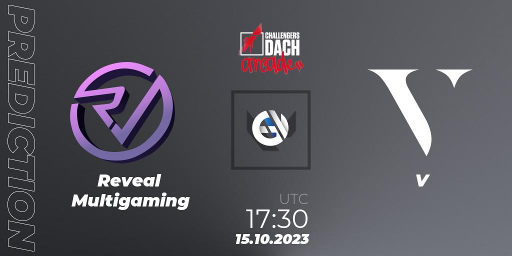 Pronóstico Reveal Multigaming - V. 15.10.2023 at 17:30, VALORANT, VALORANT Challengers 2023 DACH: Arcade