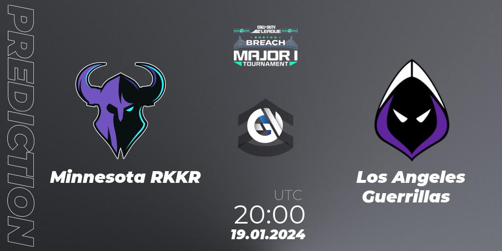 Pronóstico Minnesota RØKKR - Los Angeles Guerrillas. 19.01.2024 at 20:00, Call of Duty, Call of Duty League 2024: Stage 1 Major Qualifiers