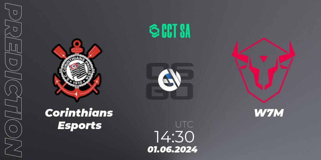 Pronóstico Corinthians Esports - W7M. 01.06.2024 at 14:30, Counter-Strike (CS2), CCT Season 2 South America Series 1