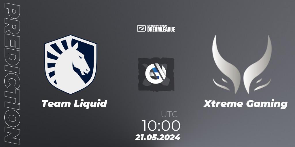 Pronóstico Team Liquid - Xtreme Gaming. 21.05.2024 at 10:20, Dota 2, DreamLeague Season 23
