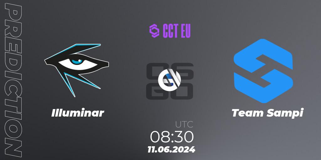 Pronóstico Illuminar - Team Sampi. 11.06.2024 at 08:30, Counter-Strike (CS2), CCT Season 2 Europe Series 5