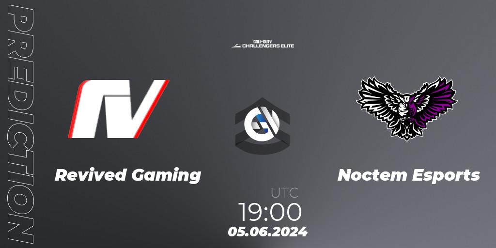 Pronóstico Revived Gaming - Noctem Esports. 05.06.2024 at 19:00, Call of Duty, Call of Duty Challengers 2024 - Elite 3: EU