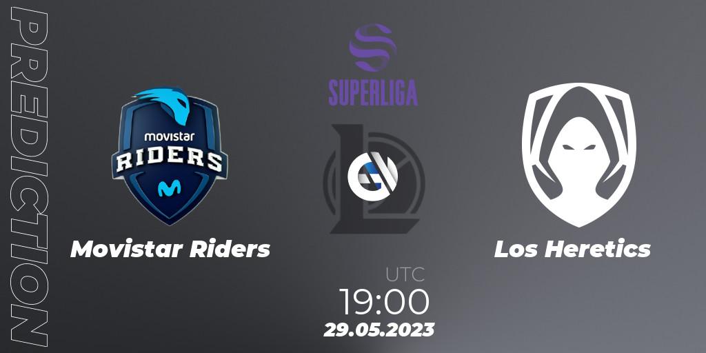 Pronóstico Movistar Riders - Los Heretics. 29.05.2023 at 19:00, LoL, Superliga Summer 2023 - Group Stage